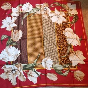 Silk carlisle scarf